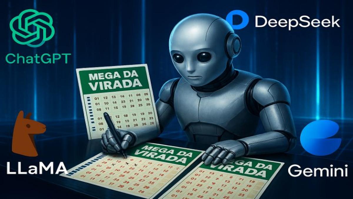 As Inteligências Artificiais criaram um novo milionário? Confira o desempenho da IA na Mega da Virada de 2025