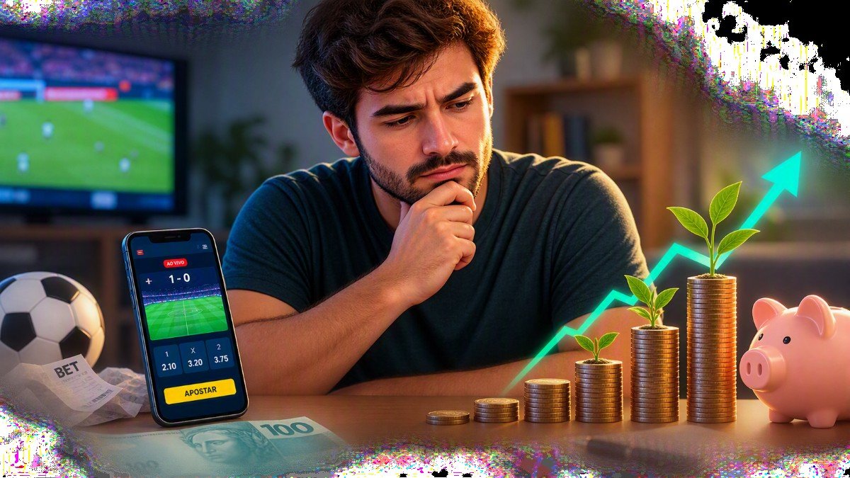O custo invisível das bets: apostar R$ 100 por mês pode tirar mais de R$ 13 mil do seu futuro