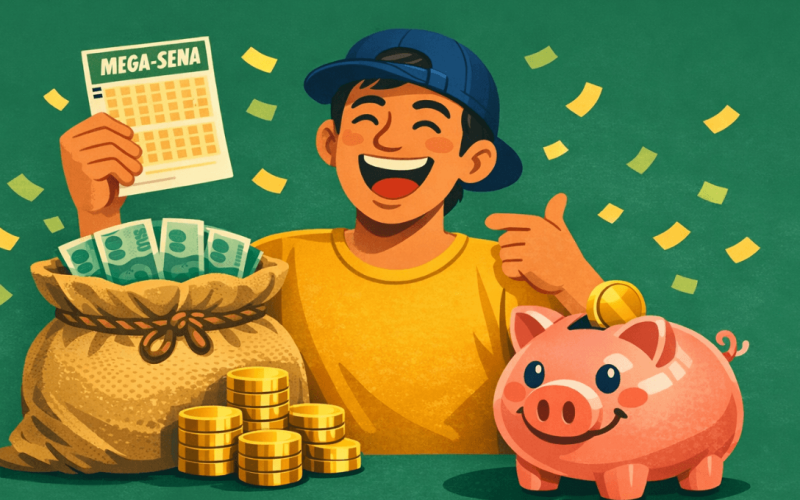 Mega-Sena acumulada pode pagar R$ 150 milhões hoje; saiba quanto rende essa bolada na renda fixa conservadora com a taxa Selic a 14% ao ano