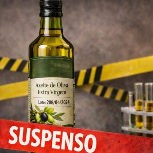 Suspensão de lote de azeite e glitter pela Anvisa e proibição da venda de café de açaí